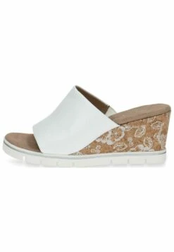 Caprice Muiltjes Met Hak - White Nappa
