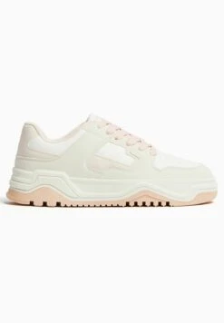 BERSHKA Chunky- Sneakers Laag - Pink -Verfijnd Schoen Winkel 114aad543ae44ec993d7f302553deb24