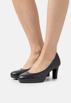 Tamaris Plateaupumps - Navy