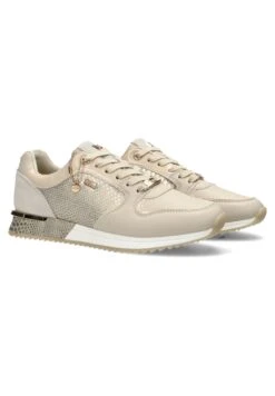 MEXX Fleur - Sneakers Laag - Sand -Verfijnd Schoen Winkel 182d37285a7549baab22dc2856c2701e