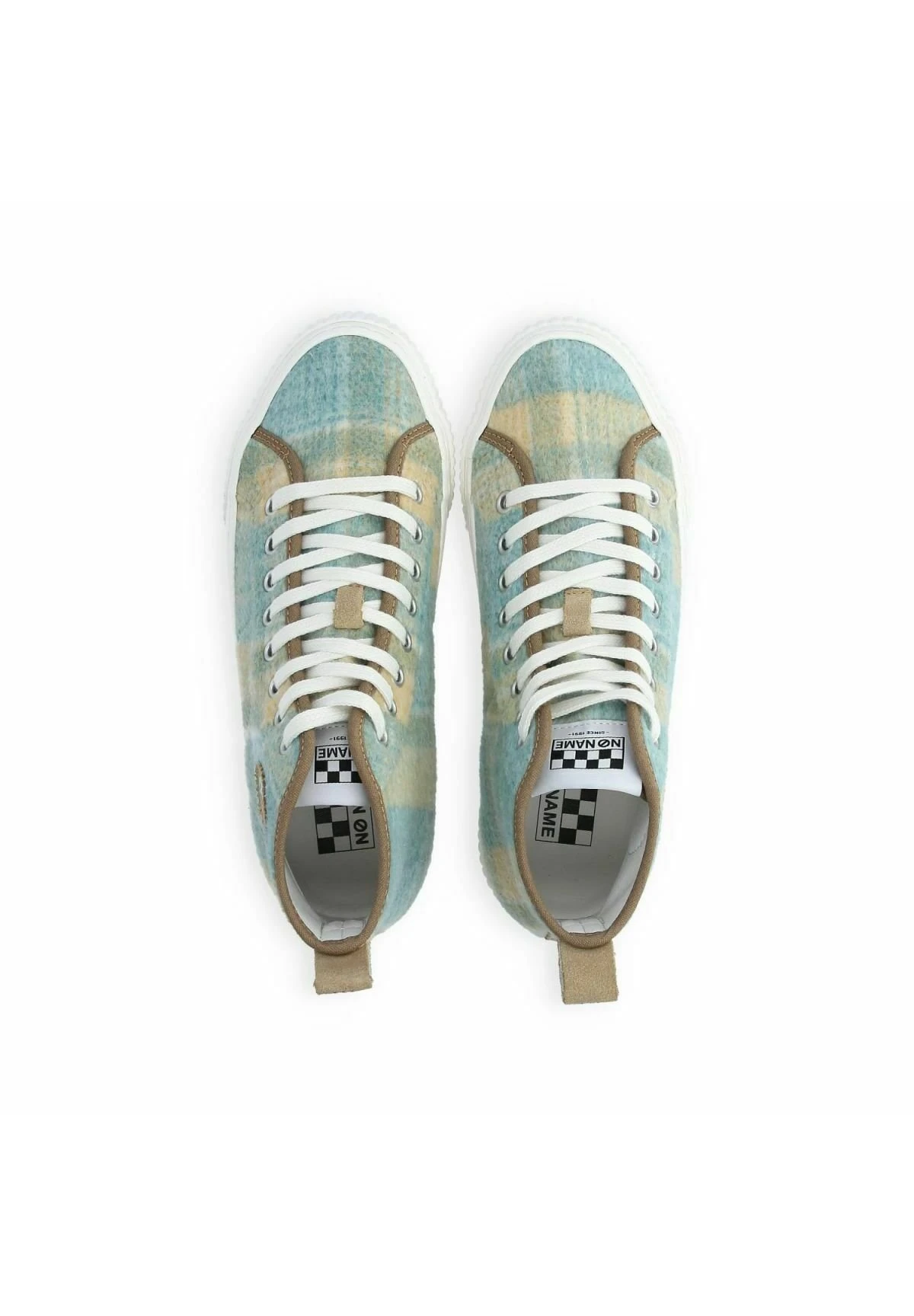 No Name Carreaux Iron Mid Side - Oxford - Sneakers Hoog - Vert 5 No Name Carreaux Iron Mid Side - Oxford - Sneakers Hoog - Vert - Afbeelding 3