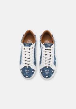 MCM Terrain Derby- Sneakers Laag - Denim -Verfijnd Schoen Winkel 286e40383efa44118bd1a9ecd606f92b