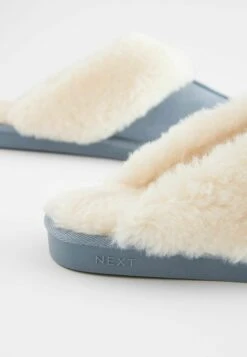 Next Pantoffels - Pale Blue -Verfijnd Schoen Winkel 2a55af59b6534badbac3fd97439cc990