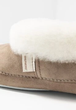 Shepherd Emmy - Pantoffels - Stone/White -Verfijnd Schoen Winkel 2e673a21ec72416598ecb82a5444e3a9