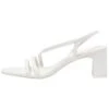 PULL & BEAR Absatz Mit Gekreuzten Riemen - Sandalen - White