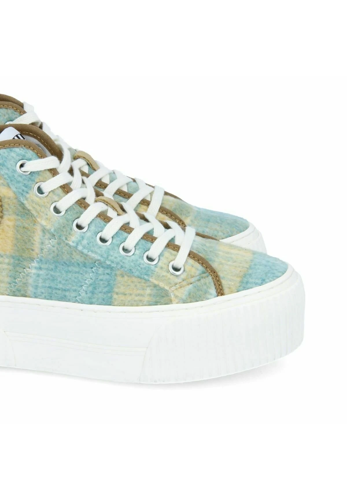 No Name Carreaux Iron Mid Side - Oxford - Sneakers Hoog - Vert 7 No Name Carreaux Iron Mid Side - Oxford - Sneakers Hoog - Vert - Afbeelding 5