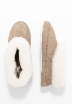 Shepherd Emmy - Pantoffels - Stone/White -Verfijnd Schoen Winkel 30d2dcd9b29a499e87c68694820d35f1