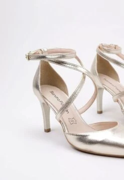 Pannas - Hoge Hakken - Gold -Verfijnd Schoen Winkel 33a103992a8d4bc78f885946100f9b5e