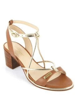 Lilon - Sandalen - Tan -Verfijnd Schoen Winkel 44ec2ee63f394eab8d7f1fefe9ee7f21
