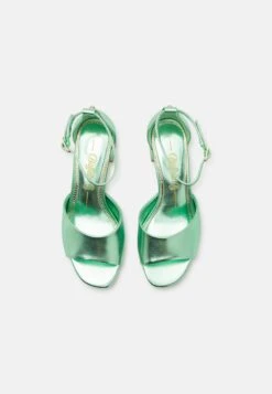 Buffalo Neat - Sandalen - Mint Metallic -Verfijnd Schoen Winkel 48353372272c4440affdbf2df347afff