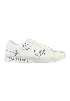 À Lacets Desigual Cosmic Alexis - Sneakers Laag - Blanc -Verfijnd Schoen Winkel 4877ebf2fea747ac82d2510e7bbb9d30