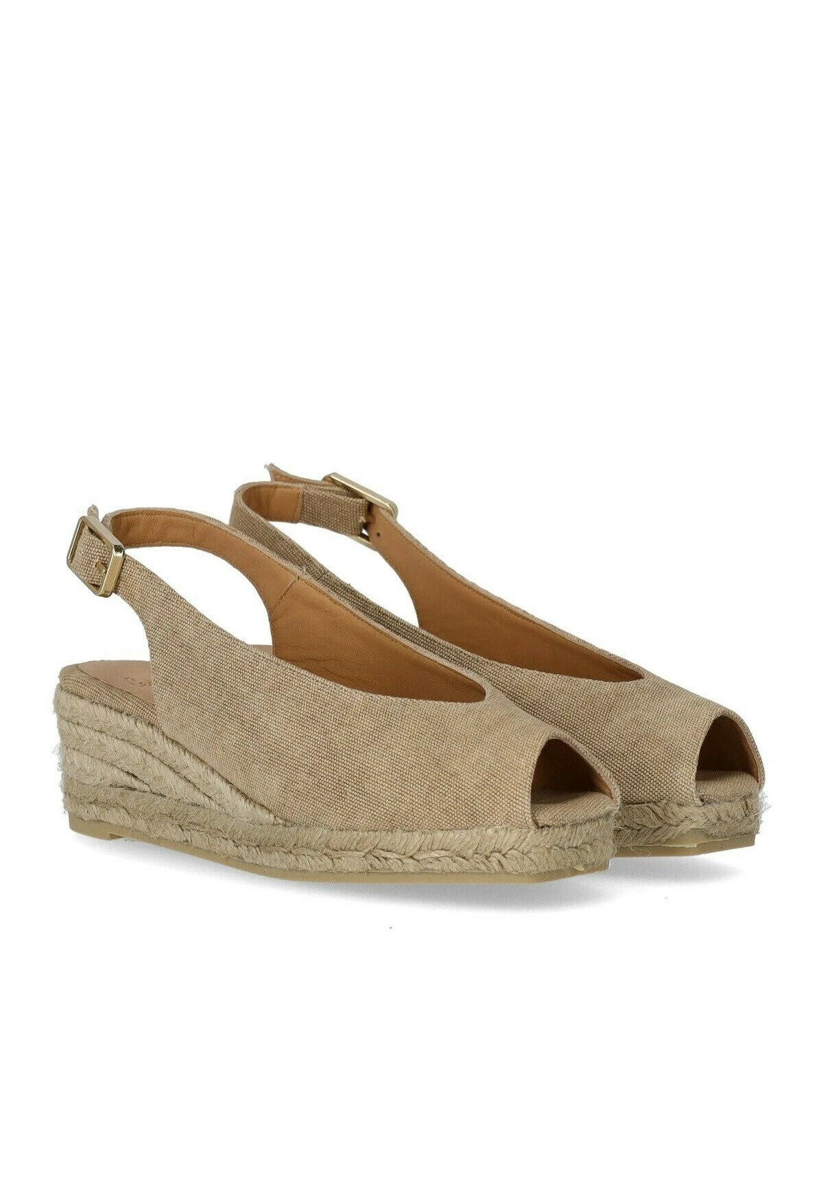 Castañer Con Dosalia- Peeptoes - Beige 4 Castañer Con Dosalia- Peeptoes - Beige - Afbeelding 2