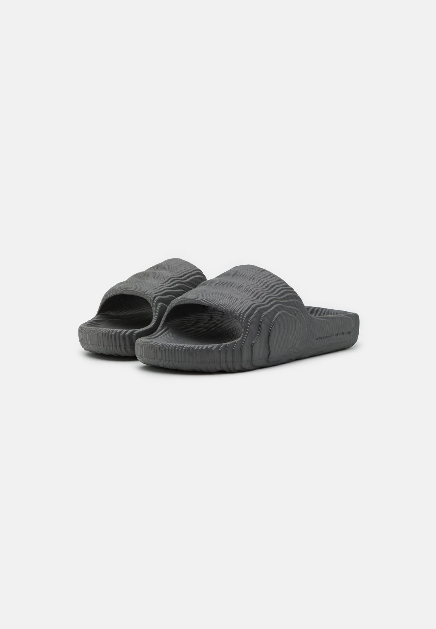 Adidas Originals Adilette 22 Unisex - Badslippers - Grey Five/Core Black 4 Adidas Originals Adilette 22 Unisex - Badslippers - Grey Five/Core Black - Afbeelding 2