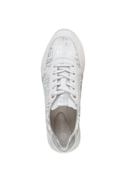 Remonte Sneakers Laag - White Silver Ice -Verfijnd Schoen Winkel 573264d81b97414caec834b0ca8251d4