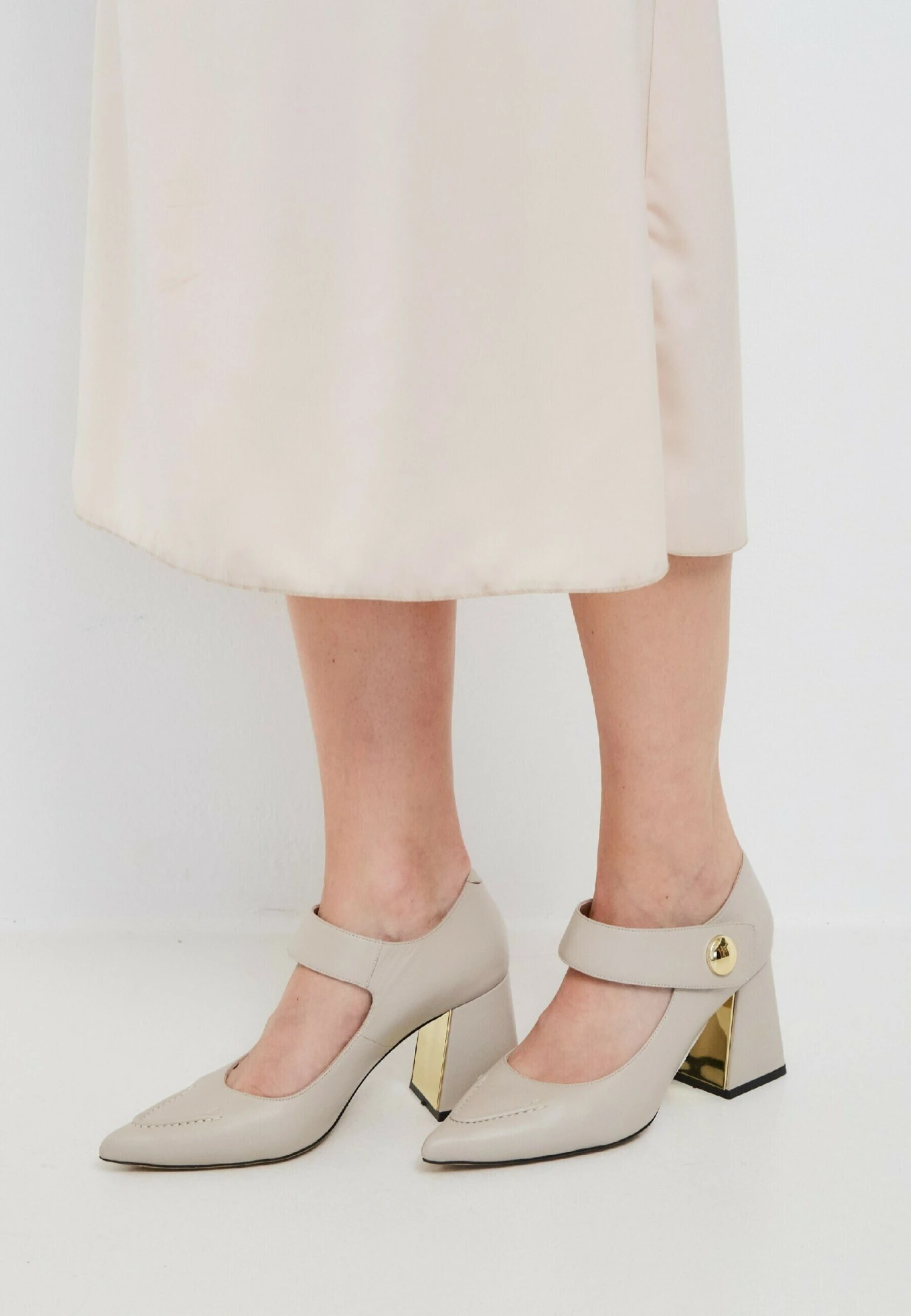 Hoge Hakken - Beige 5 Hoge Hakken - Beige - Afbeelding 3