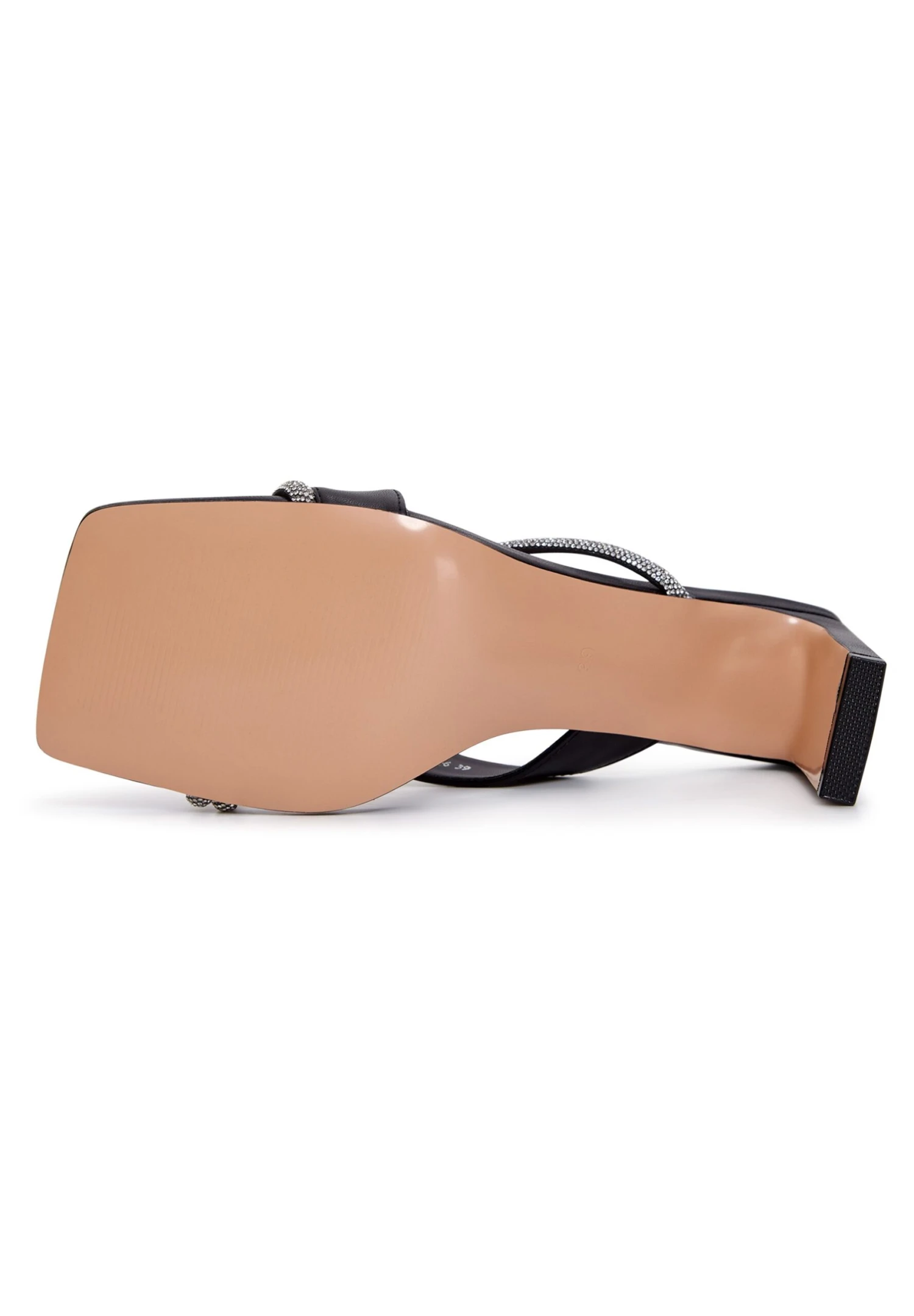 1659 - Cesare Gaspari High Heeled Sandals Leather High Heeled Sandals - Sandals - Cesare Gaspari - Muiltjes Met Hak - Black 11 1659 - Cesare Gaspari High Heeled Sandals Leather High Heeled Sandals - Sandals - Cesare Gaspari - Muiltjes Met Hak - Black - Afbeelding 9