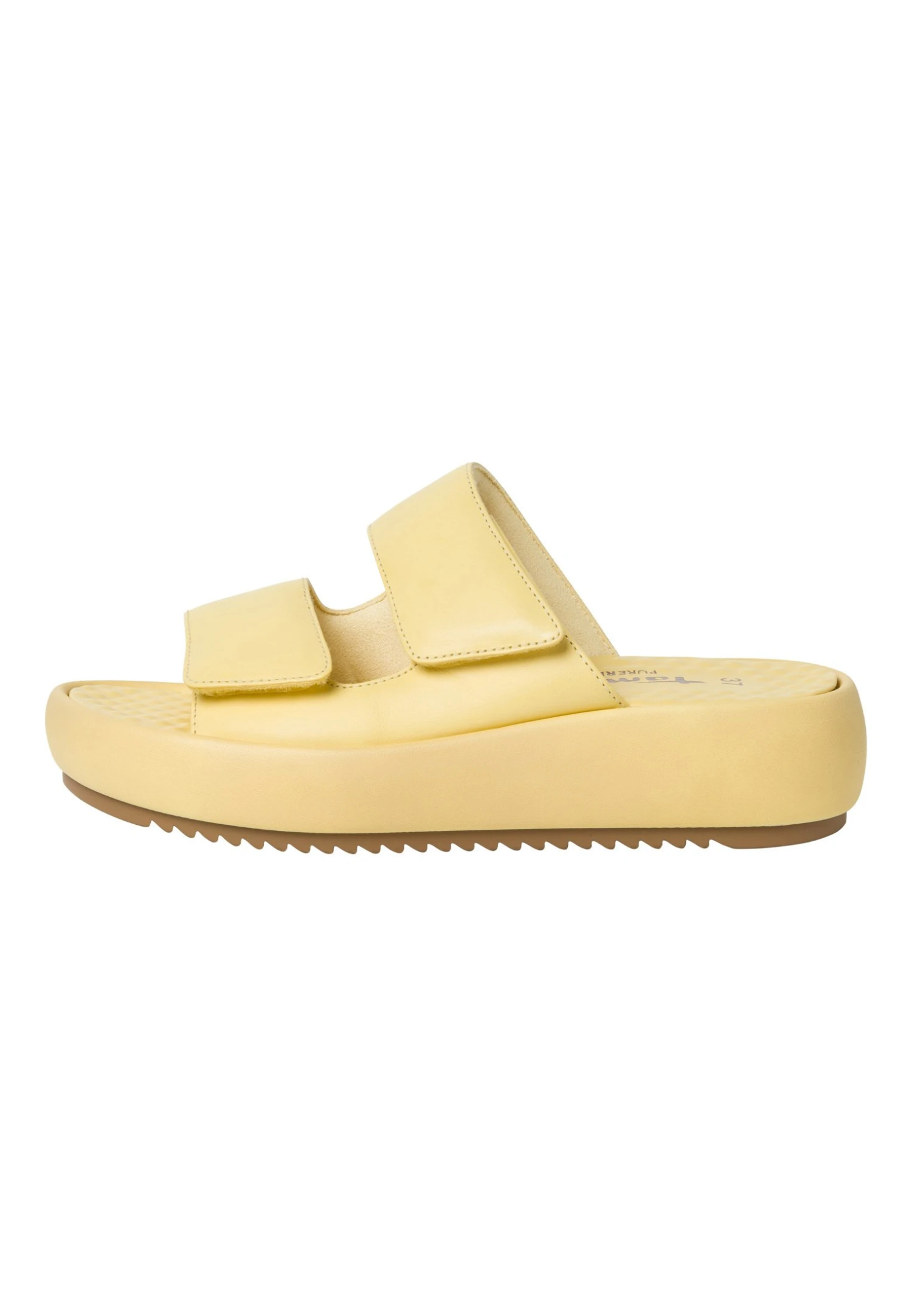 Tamaris Pure Relax- Muiltjes Met Hak - Soft Lemon 4 Tamaris Pure Relax- Muiltjes Met Hak - Soft Lemon - Afbeelding 2