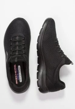 Summits Wide Fit - Sneakers Laag - Black -Verfijnd Schoen Winkel 6baf84e3840e4e0fa8e4ba24a812380f