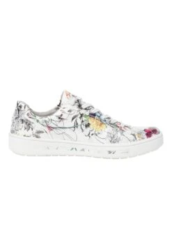 Jana Sneakers Laag - White Flower -Verfijnd Schoen Winkel 6f4eac2beea94c0d9223e177b13ac24d