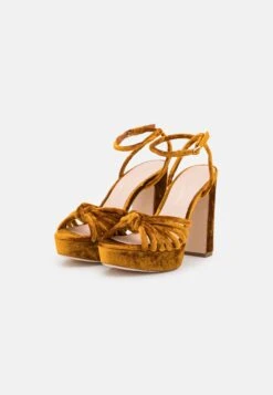 Loeffler Randall Rivka - Sandalen Met Hoge Hak - Ochre -Verfijnd Schoen Winkel 6fc923502aa34b24a615bac3a2db5e02