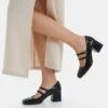 BERSHKA Mary Jane Block Heel - Klassieke Pumps - Black -Verfijnd Schoen Winkel 73aa4138c6c742cd9f50c8a4c7576196