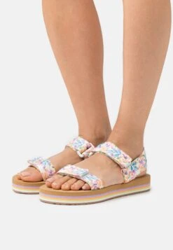 Roxy Cage - Sandalen - White/Fluorescent