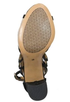 Sandalen - Czarny/Złoty -Verfijnd Schoen Winkel 789b405fc4d444978ebb70602fae43ad