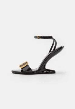 N°21 Sandalen Met Sleehak - Black