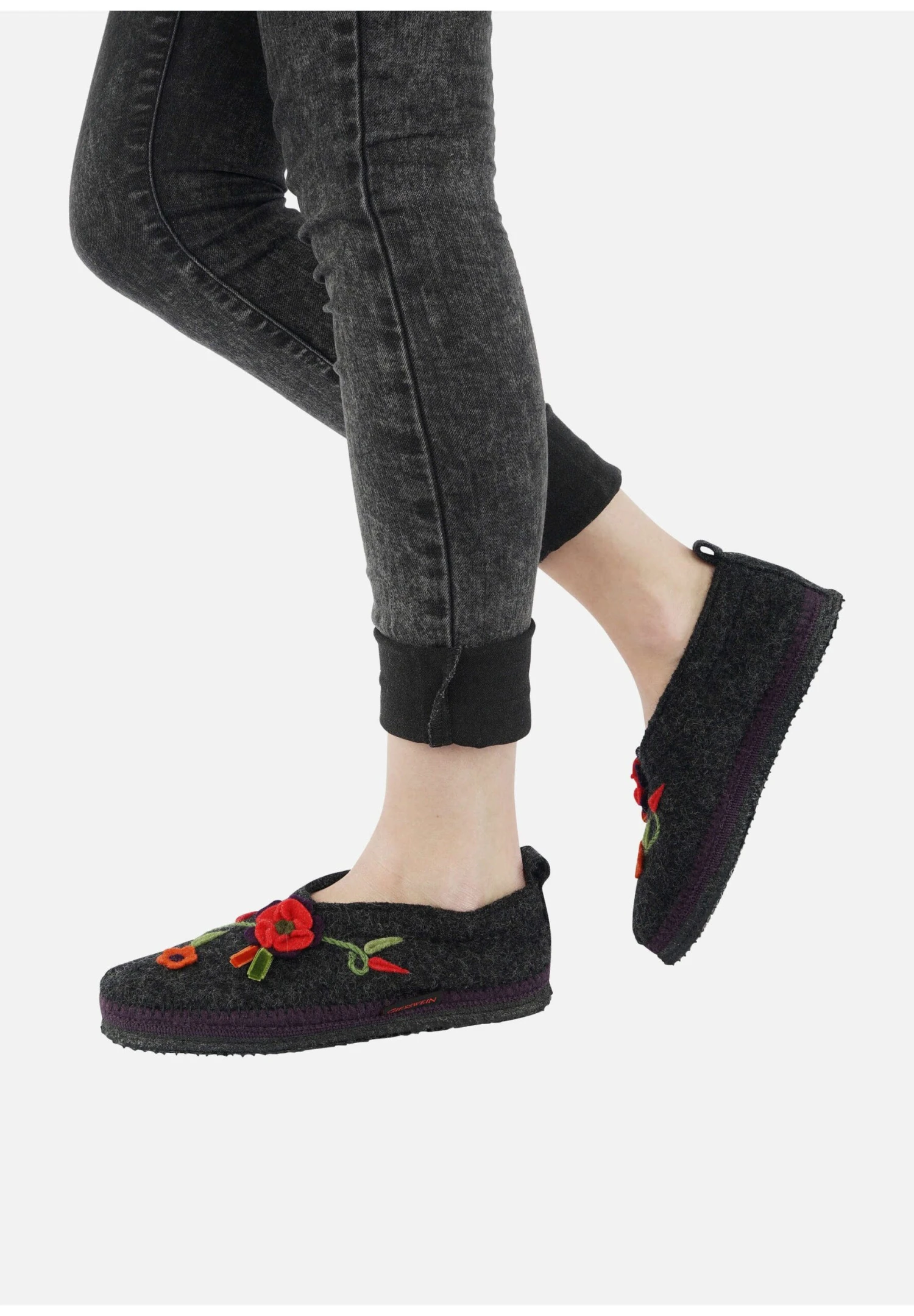 Giesswein Tangerhuette - Pantoffels - Dark Grey 4 Giesswein Tangerhuette - Pantoffels - Dark Grey - Afbeelding 2