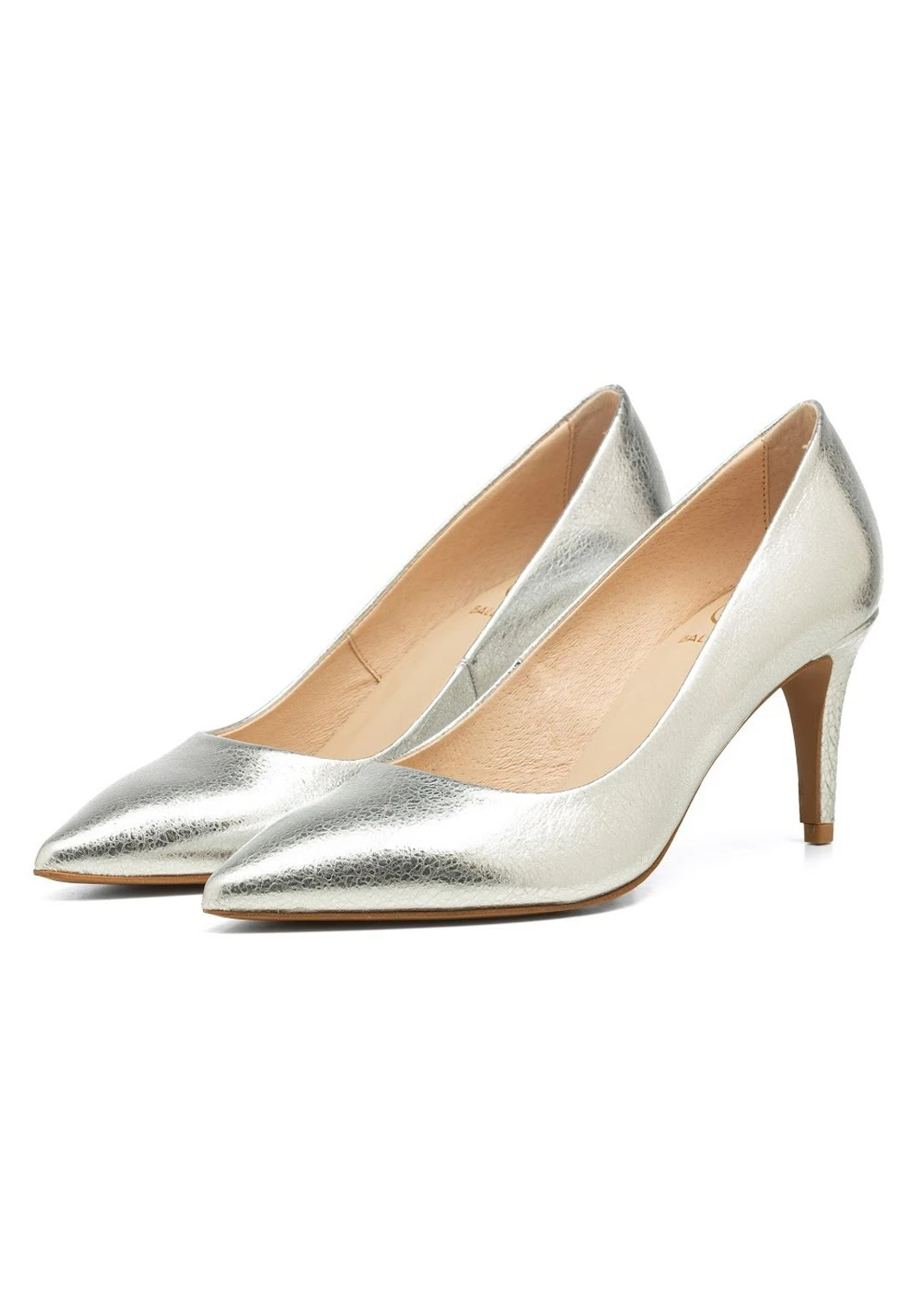 Alfreda - Klassieke Pumps - Silver Pumps 4 Alfreda - Klassieke Pumps - Silver Pumps - Afbeelding 2