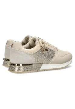 MEXX Fleur - Sneakers Laag - Sand -Verfijnd Schoen Winkel 9772ca1105554ebbb377e5289e862379