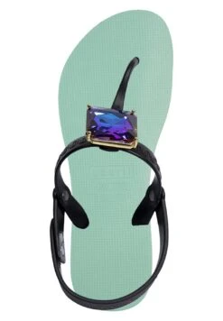 Selena Diamond - Teensandalen - Mint Green -Verfijnd Schoen Winkel 987fcd3f60764fdfa5f48fd994093703