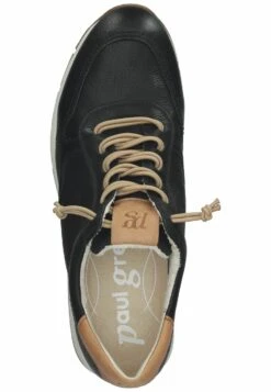 Paul Green Sneakers Laag - M Calf W Kid Black Cuoio -Verfijnd Schoen Winkel 9a22bca5200b4fe196abefc830411e9b