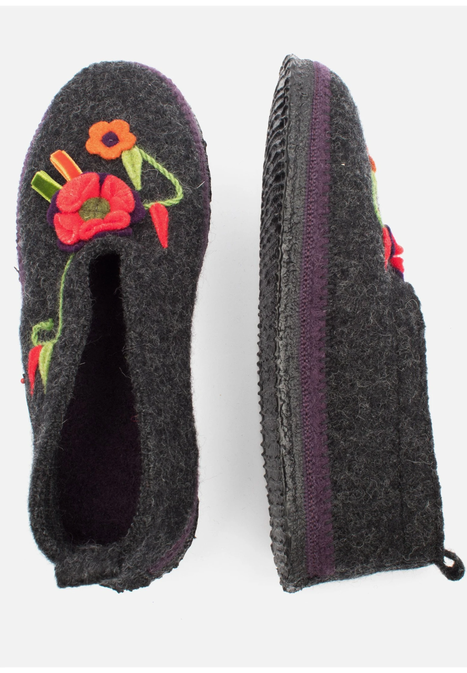 Giesswein Tangerhuette - Pantoffels - Dark Grey 5 Giesswein Tangerhuette - Pantoffels - Dark Grey - Afbeelding 3