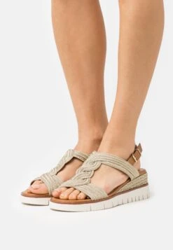 MTNG Klein - Sandalen Met Sleehak - Thread Braid Oro