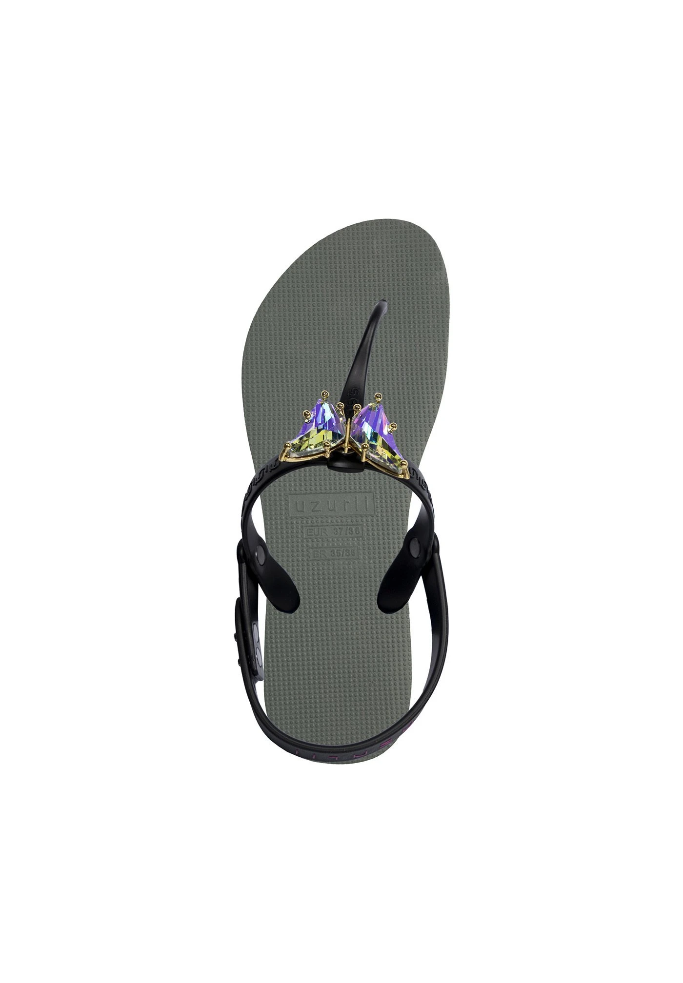 Bee - Teensandalen - Army Green 5 Bee - Teensandalen - Army Green - Afbeelding 3