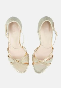 ArtemisMid High Heel With Buckle Ankle Strap - Sandalen - Gold -Verfijnd Schoen Winkel c81fa70ce37f4d0ebadde46439be30f3