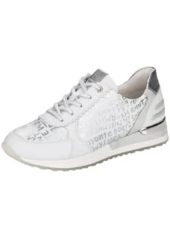 Remonte Sneakers Laag - White Silver Ice -Verfijnd Schoen Winkel d1294c4c509f4180994fe6e07986c03c