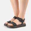 Inuovo Sandalen Met Plateauzool - Black Blk -Verfijnd Schoen Winkel d8419bc9ba3a494384afc7513c6da228