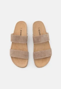 Bianco Twin Strap - Muiltjes - Sand -Verfijnd Schoen Winkel e18dc140cb274f5d8a72f7f575d8329d