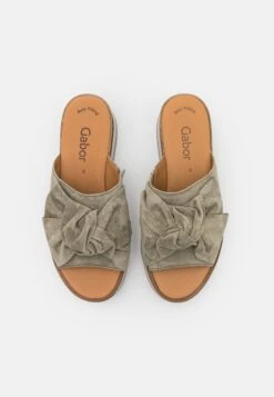 Gabor Muiltjes Met Hak - Salvia/Natur -Verfijnd Schoen Winkel ea680cf357fe4a27b435dc1d8bbb8de5