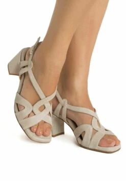 Medium Heel Helga - Sandalen - Light Grey