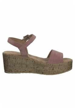 S.Oliver Sandalen Met Sleehak - Rose -Verfijnd Schoen Winkel eec947330010477e9b83b31f0f25aab1