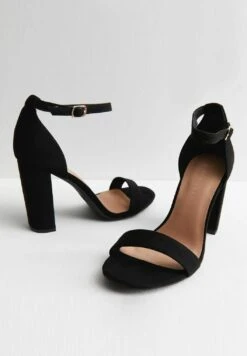 Wide Fit- Sandalen Met Hoge Hak - Black -Verfijnd Schoen Winkel f0173da02602494e809057b9c909bd2b