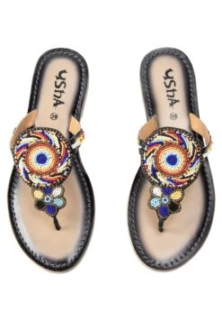 Usha Teensandalen - Schwarz/Mehrfarbig -Verfijnd Schoen Winkel f55dd84931cb4de1b7e8014b6c40ee1c