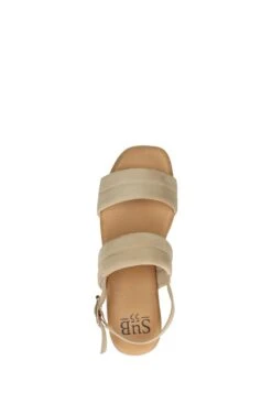 Sandalen Met Sleehak - Beige -Verfijnd Schoen Winkel f8e1b7cf306b4d48bdd3ab05e20c66ae