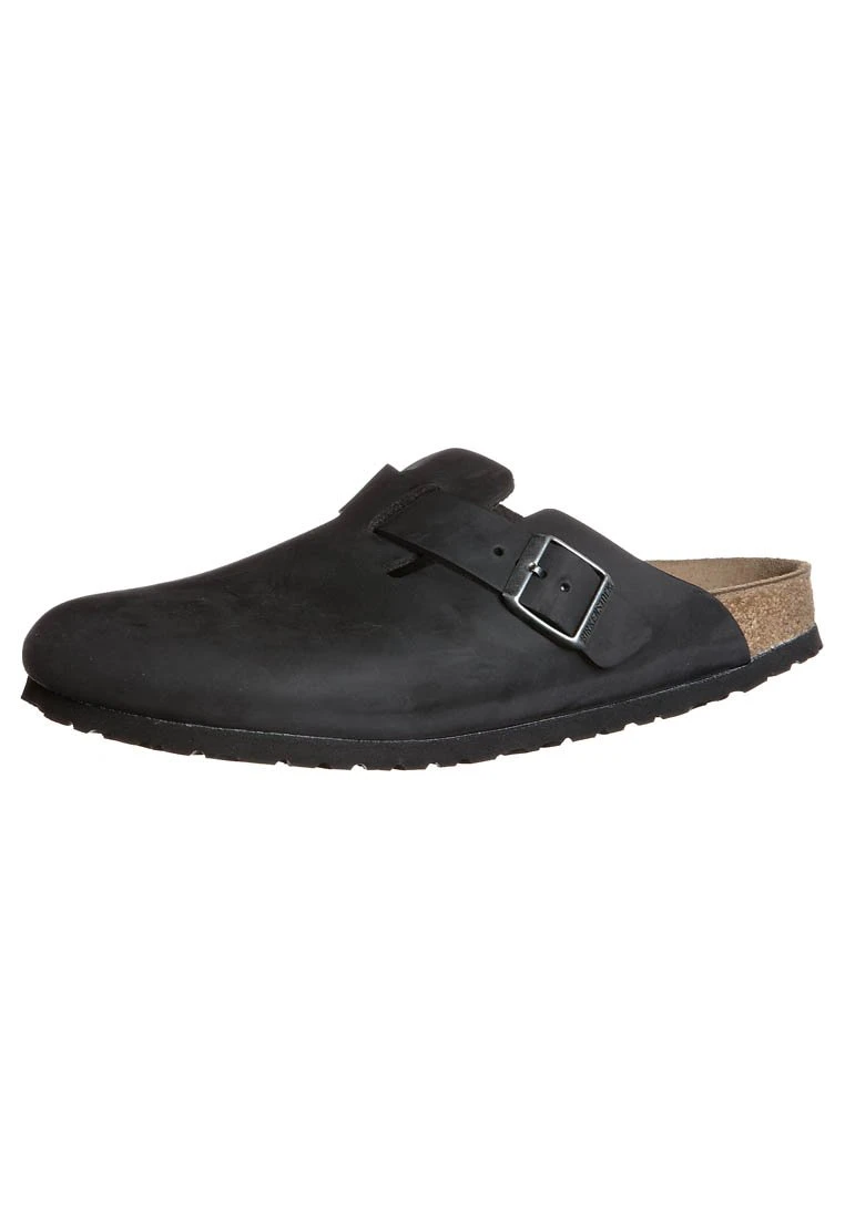 Birkenstock Boston - Pantoffels - Schwarz 3 Birkenstock Boston - Pantoffels - Schwarz